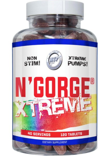 Pharmaceuticals N'gorge Xtreme 120 Tablets made In Usa 3537