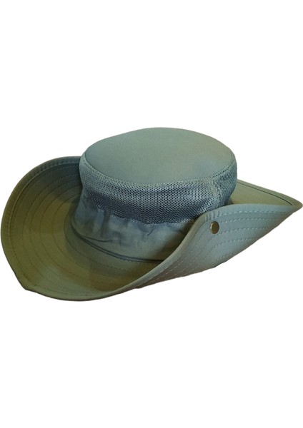 Yazlık Fileli Fötr Haki Renkli Şapka fiyatları