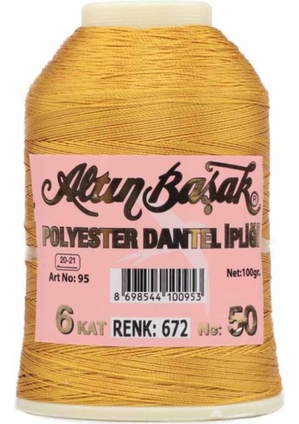 Dantel ve Oya Ipi 6 Kat 50 No 100 gr 672