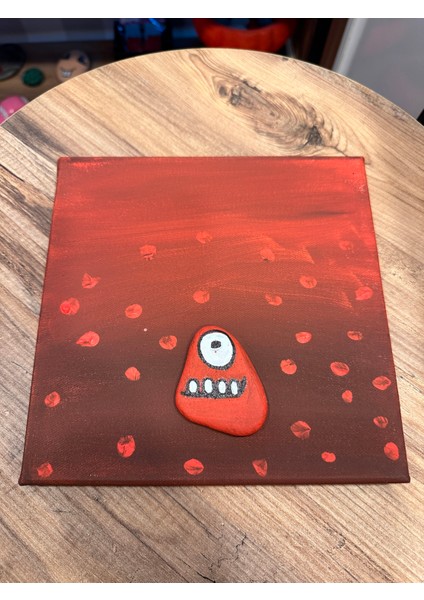 Iki Cadı Tasarım, Taş Detaylı Tual Tablo - Benekli fiyatları