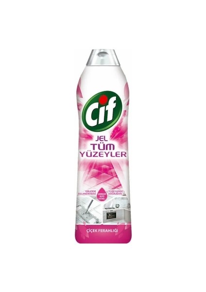 Cillit Bang Cif Jel Tüm Yüzeyler 750 Ml. Çiçek Ferahlığı (2'li)