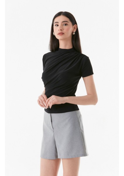 Basic Yanları Büzgülü Bluz fırsatları