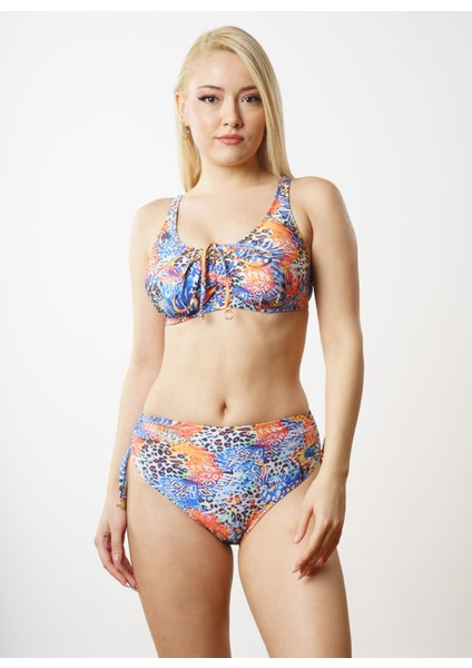 Çok Renkli Kadın Bikini Takım LRN24YKB1877