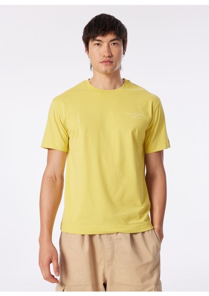 Gmg Fırenze Bisiklet Yaka Sarı Erkek T-Shirt GU24MSS03023 fiyatları