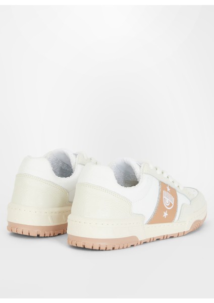 Sneaker, 38, Beyaz - Bej fırsatları