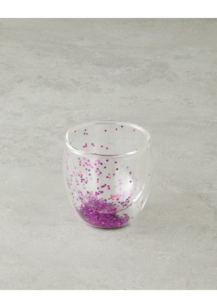 Sparkle Borosilkat Cam Double Wall Kupa Pembe fiyatları