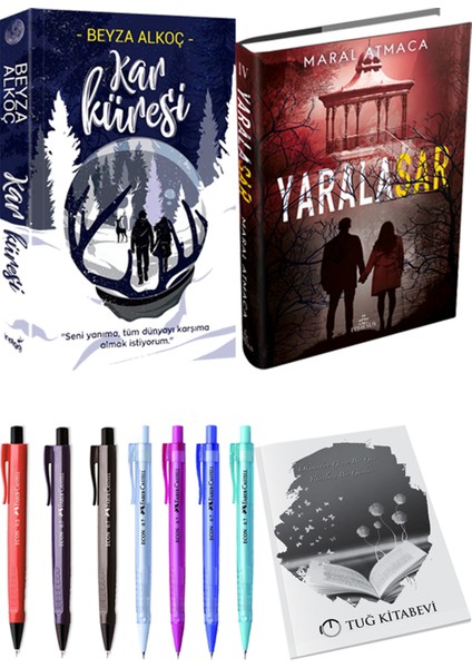 Kar Küresi - Yaralasar 4 + Kalem + Not Defteri