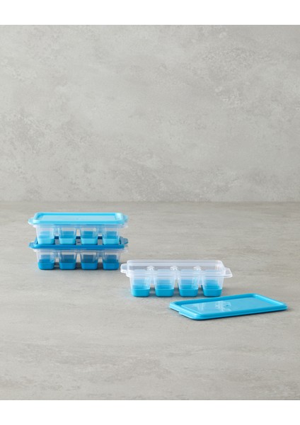 Posuda Plastik Buz Kalıbı Mavi