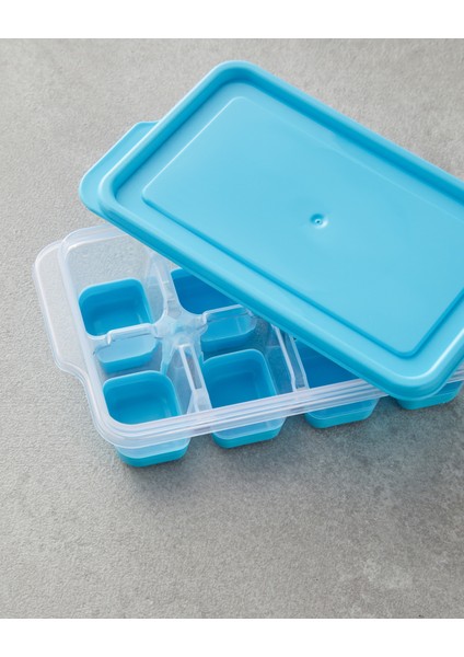 Posuda Plastik Buz Kalıbı Mavi modelleri