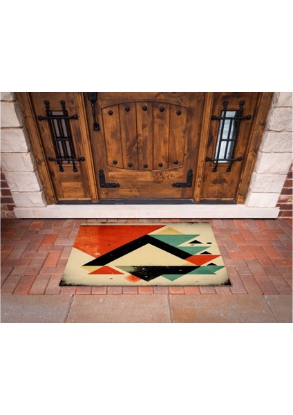 3D Baskı Özel Tasarım Geometrik Dış Mekan Paspas 75