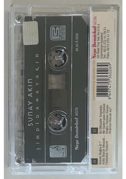 Sunay Akın Şimdi Daha Yakın Kaset (Orjnal Dönem Baskı Kaset) fiyatları