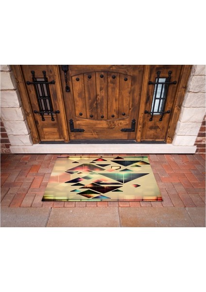 3D Baskı Özel Tasarım Geometrik Dış Mekan Paspas 87