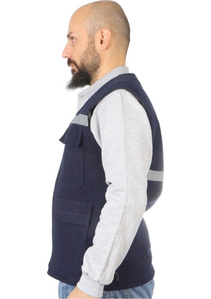 Iş Güvenliği Yeleği Unisex Lacivert 1011PGSTDNVB