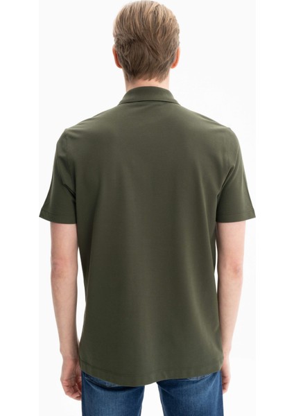 Erkek % 100 Pamuk Penye Pike Regular Fit Polo Yaka Gömlek Y25374351101 fırsatları