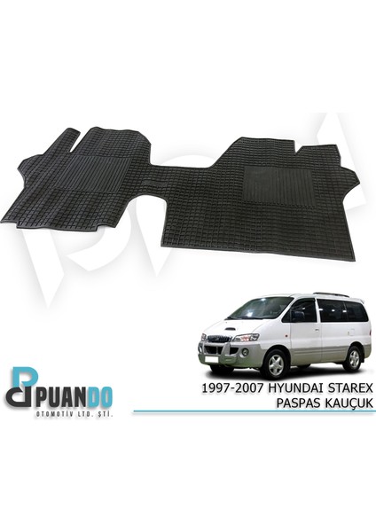Araca Özel 1997-2007 Hyundaı Starex Paspas Kaucuk