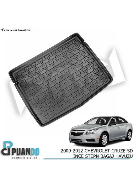 Araca Özel 2009-2012 Chevrolet Cruze Sd Ince Stepn Bagaj Havu