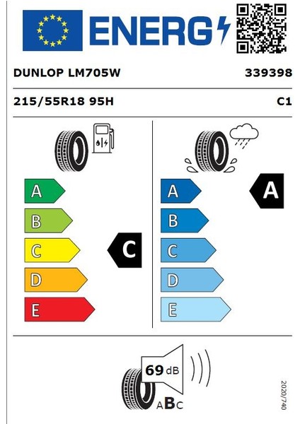 215/55 R18 95H Sp Sport Lm705 Oto Yaz Lastiği ( Üretim Yılı: 2024 )