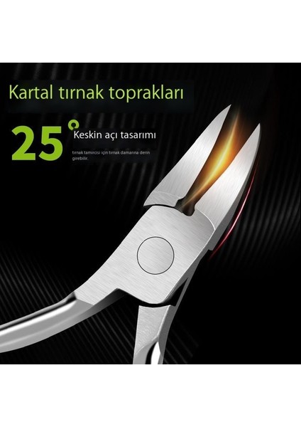 Paslanmaz Çelik Kartal Gagası Pensesi, Onikomikoz, Ölü Deri Pensesi, Tırnak Makası, Kalın Tırnaklar, Tırnak Makası, Pedikür Aletleri (Yurt Dışından)