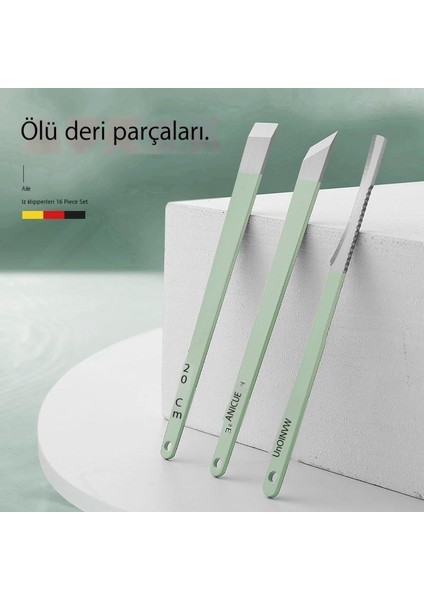 Paslanmaz Çelik Tırnak Makası Komple Manikür ve Pedikür Bakım Aletleri Seti (Yurt Dışından)