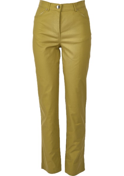Minimalist Yüksek Bel Regular Fit Kadın Pantolon - Günlük Kullanım