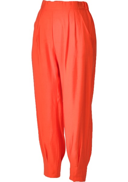 Midi Pileli Oversize Kadın Pantolon - Minimalist Tarz fiyatları