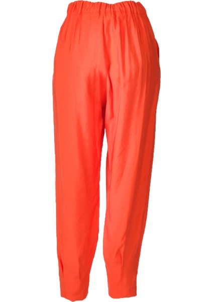 Midi Pileli Oversize Kadın Pantolon - Minimalist Tarz indirimleri