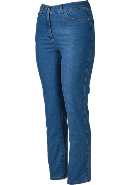 Yüksek Bel Dar Paça Kadın Kot Pantolon - Minimalist Tarz fırsatları