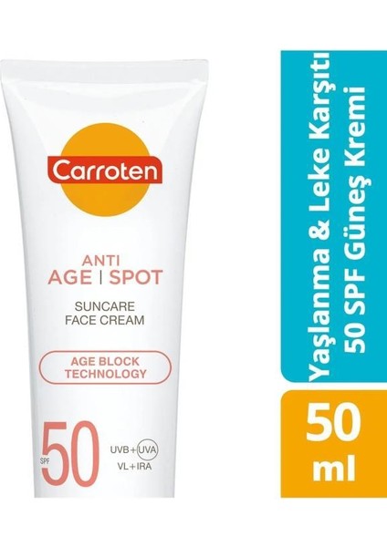 Kuru Ciltler Için Yoğun Nem Veren Nemlendirici-Carroten Spf50 Güneş Bakım Seti