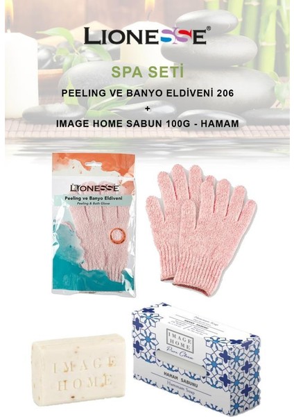 Banyo Eldiveni Hamam Sabunu Banyo-Duş Seti