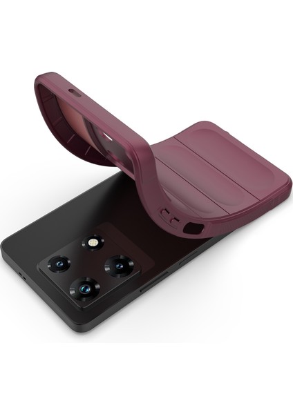 Infinix Note 30 Pro Için Kaymaz Yumuşak Silikon Telefon Kılıfı - Koyu Kırmızı (Yurt Dışından) fırsatları