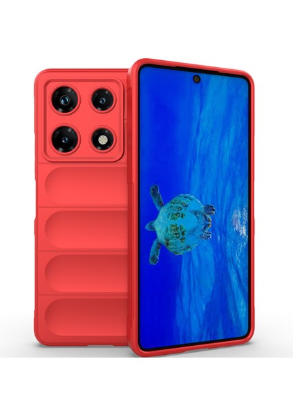Infinix Note 30 Pro Için Kaymaz Yumuşak Silikon Telefon Kılıfı - Kırmızı (Yurt Dışından) fiyatları