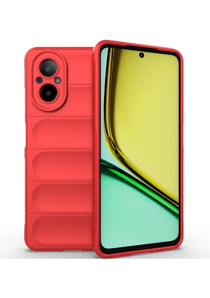 Realme C67 4g Için Kaymaz Yumuşak Silikon Telefon Kılıfı - Kırmızı (Yurt Dışından) fiyatları