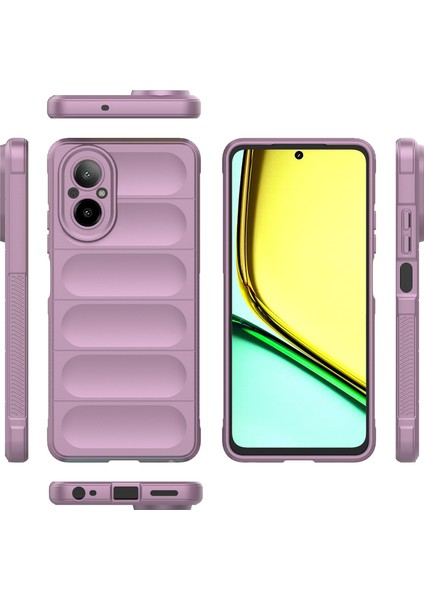Realme C67 4g Için Kaymaz Yumuşak Silikon Telefon Kılıfı - Mor (Yurt Dışından) fiyatları