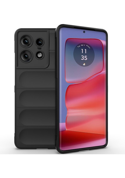 Motorola Edge 50 Pro Için Kaymaz Yumuşak Silikon Telefon Kılıfı - Siyah (Yurt Dışından) fiyatları