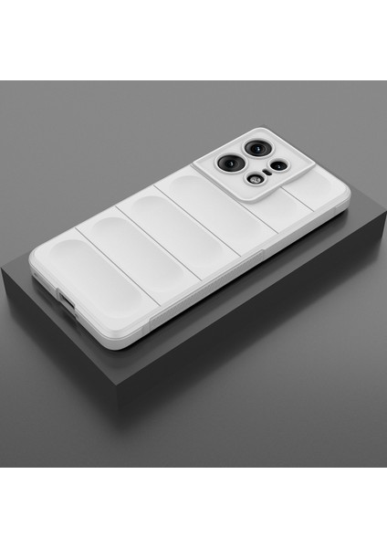 Motorola Edge 50 Pro Için Kaymaz Yumuşak Silikon Telefon Kılıfı - Beyaz (Yurt Dışından) modelleri