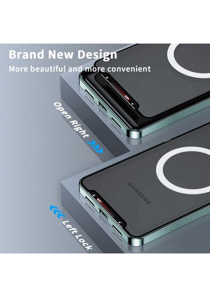 Samsung Galaxy S20 Fe 5g Için Metal Pc Arka Lens Koruma Manyetik Kablosuz Şarj Cihazı Telefon Kılıfı Yeşil (Yurt Dışından) indirimleri