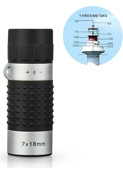7 x 18 Mini Monoküler Teleskop Uzaklık Ölçerler (Yurt Dışından)