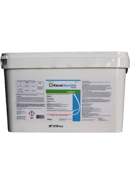 Klerat Mum Blok Fare Sıçan Yemi 20 gr Bloklar 10 kg