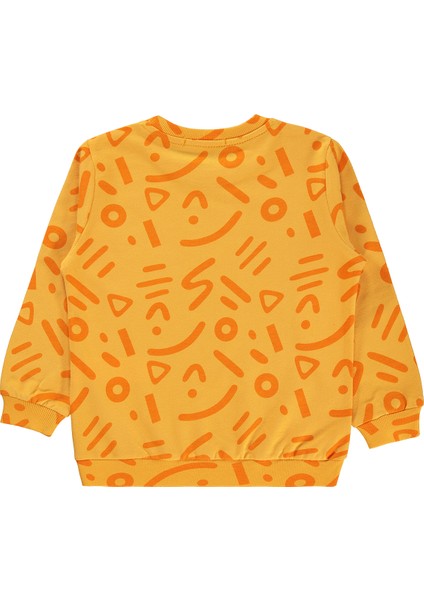 Erkek Çocuk Sweatshirt 2-5 Yaş Hardal
