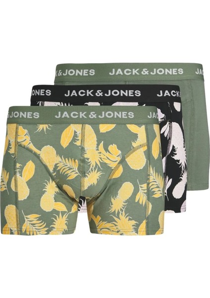 Çok Renkli Erkek 3'lü Boxer Set 12256550