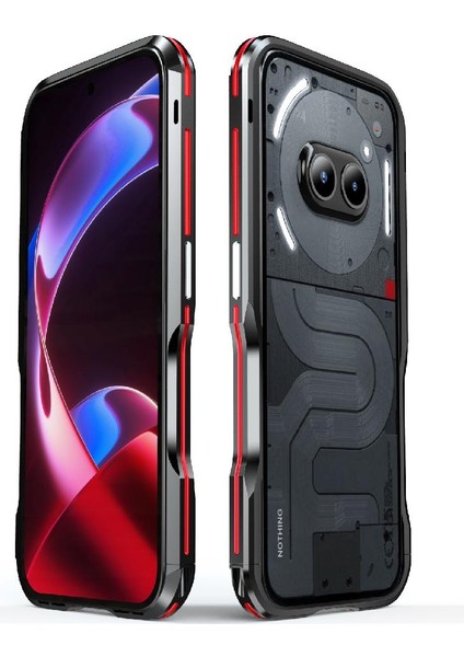 Nothing Telefon 2A Askeri Sınıf Damla Koruma Kapağı Yerleşik (Yurt Dışından)