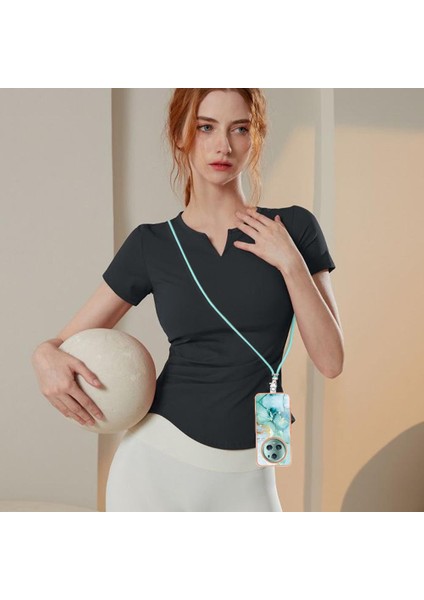 Onur Için Kılıf Sihirli 5 Pro Crossbody Kordon Askısı Anti-Çizik Yumuşak (Yurt Dışından)