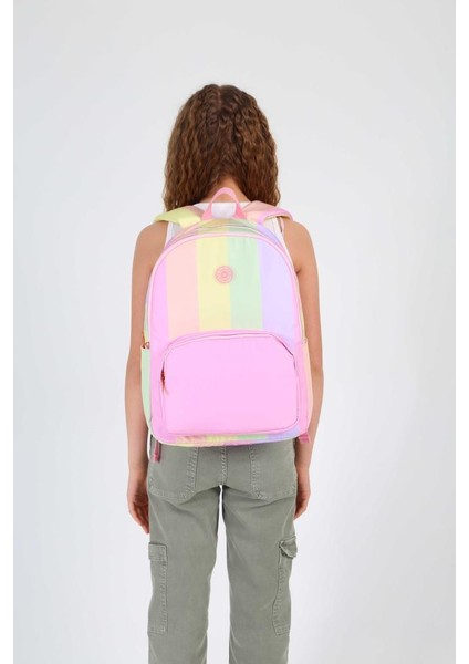 Rainbow Sırt Çantası Line Pink K1752