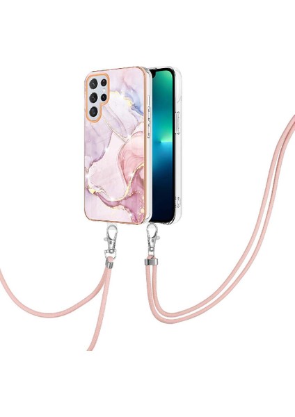Samsung Galaxy S22 Ultra Anti-Scratch Yumuşak Tampon Crossbody Kayış (Yurt Dışından) fiyatları