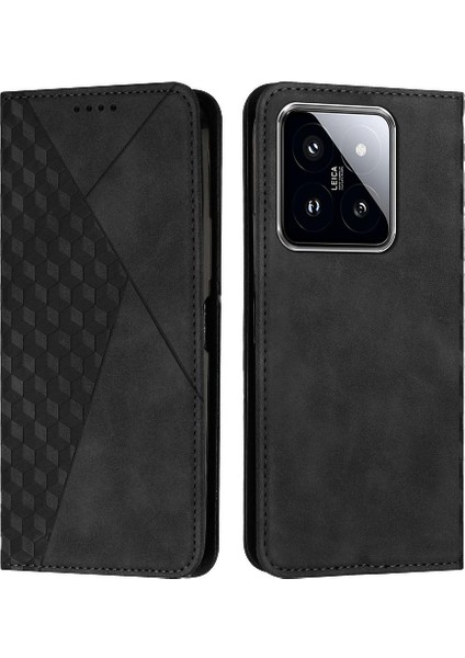 Uyumlu Xiaomi 14 Cüzdan Kılıf (Yurt Dışından)