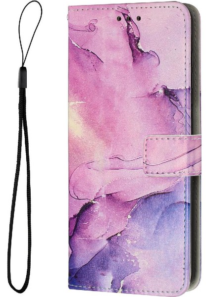 Oneplus 10R Boyalı Mermer Toka Flap Cüzdan Kılıf Kartı Ekleme Için Kılıf (Yurt Dışından) fiyatları