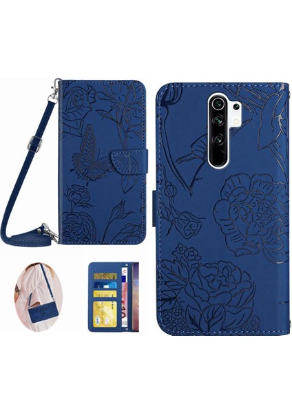 Xiaomi Redmi Not 8 Pro Telefon Kılıfı Için Kart Tutucu ve Uzun Kayış ile (Yurt Dışından)