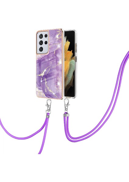 Samsung Galaxy S21 Ultra 5g Tampon Anti-Çizik Yumuşak Crossbody (Yurt Dışından)