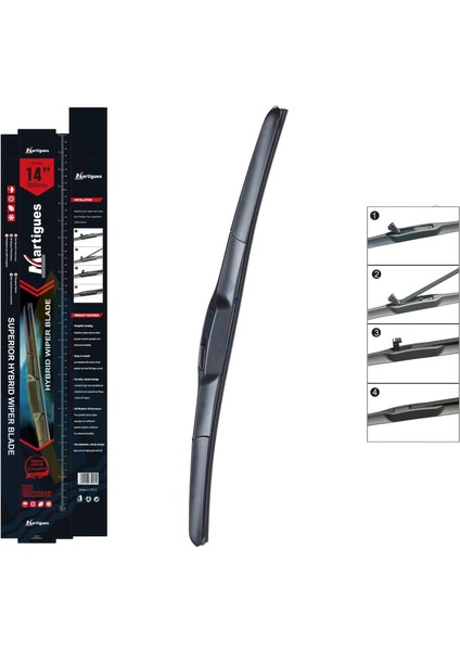 Silecek Unıversal Hıbrıt 350MM 14 Inc