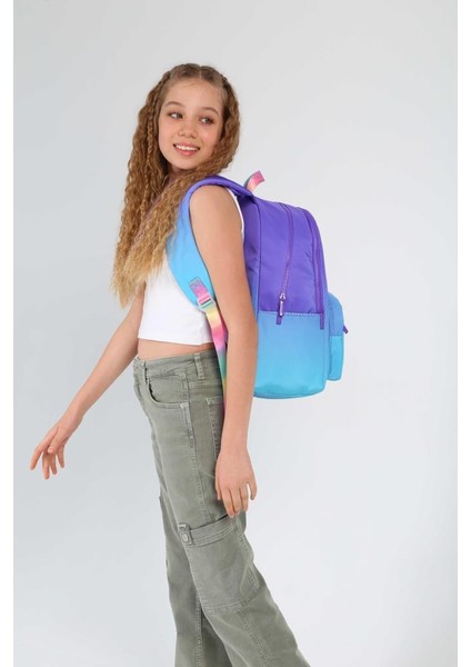 Rainbow Sırt Çantası Purple K1757 modelleri